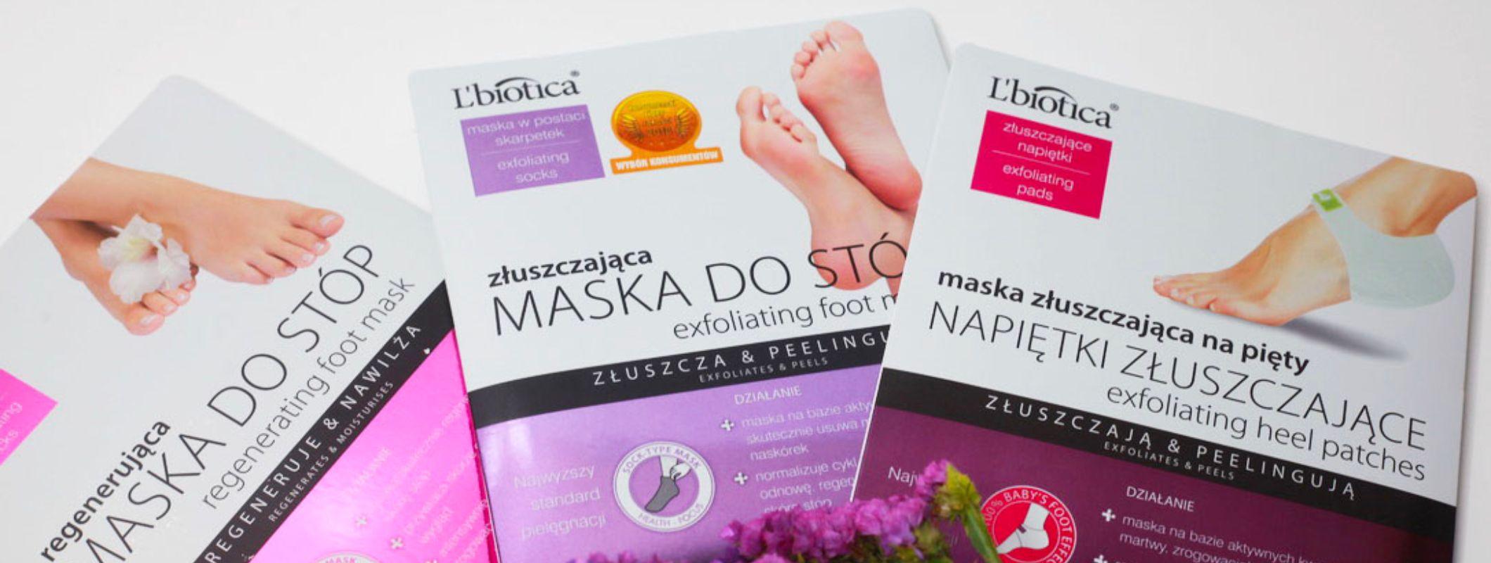 L‘BIOTICA šveičiamoji rūgštinė pėdų kaukė - švelnios pėdutės namuose ant kėdutės