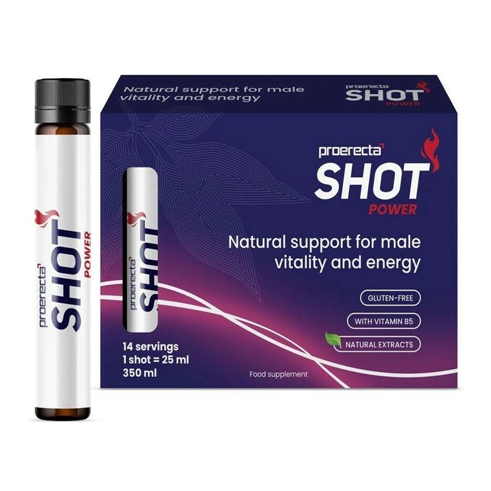 PROERECTA SHOT POWER, geriamas maisto papildas, 14 x 25 ml (350 ml)