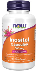 NOW Inositol 500mg 100 kaps.