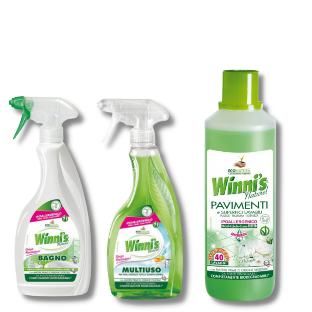 Ekologiškas Buitinės Chemijos rinkinys Voniai WINNI'S Winni's TIESIOG GRAŽI