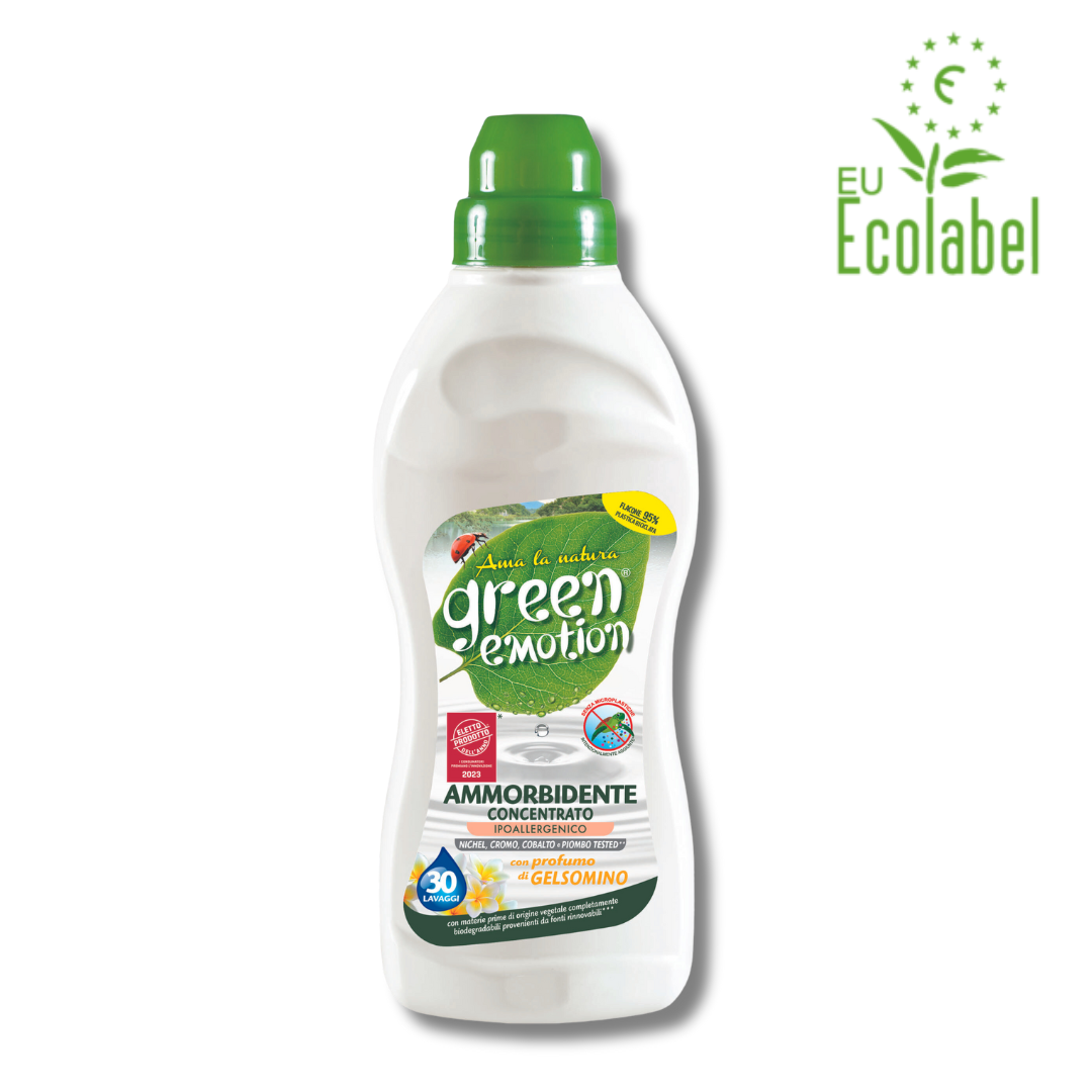 Ekologiškas koncentruotas skalbinių minkštiklis Jazminas Green Emotion 750ml Green Emotion TIESIOG GRAŽI