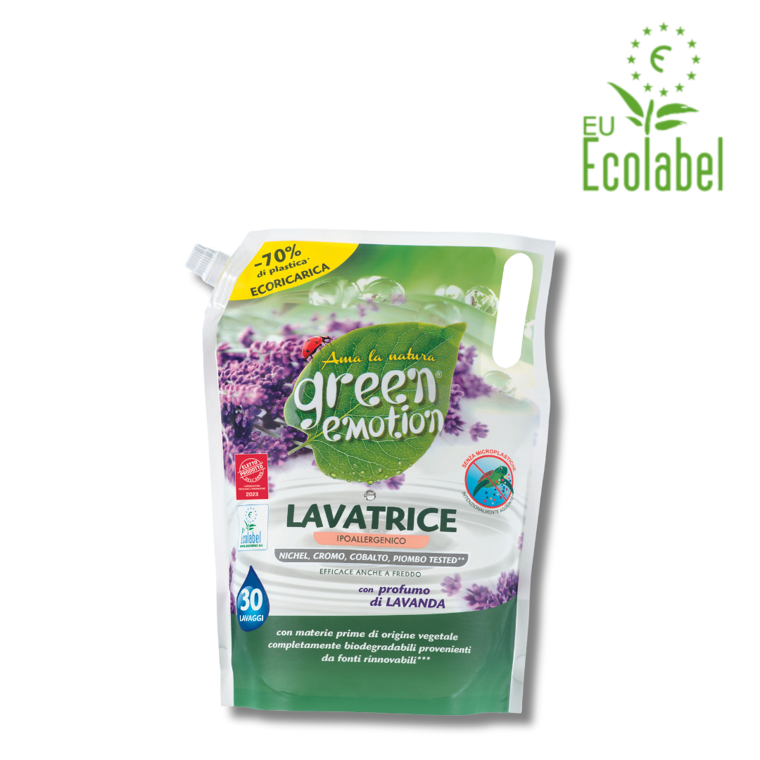 Ekologiškas skalbiklis GREEN EMOTION 1500 ml papildymas (30 skalbimų) Green Emotion TIESIOG GRAŽI