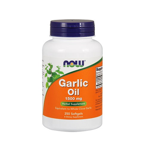 NOW Garlic Oil 1500mg 250 Sgels
