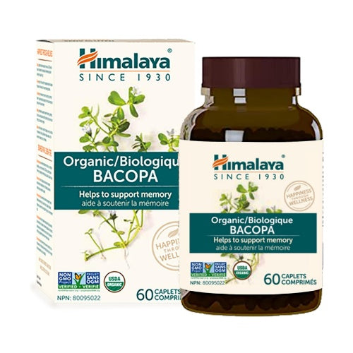 Himalaya™ Organic Bacopa 60 Kapsulių