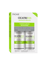 INOAR CICATRIFIOS plaukų struktūrą atkuriantis rinkinys, 2 x 250 ml Inoar TIESIOG GRAŽI