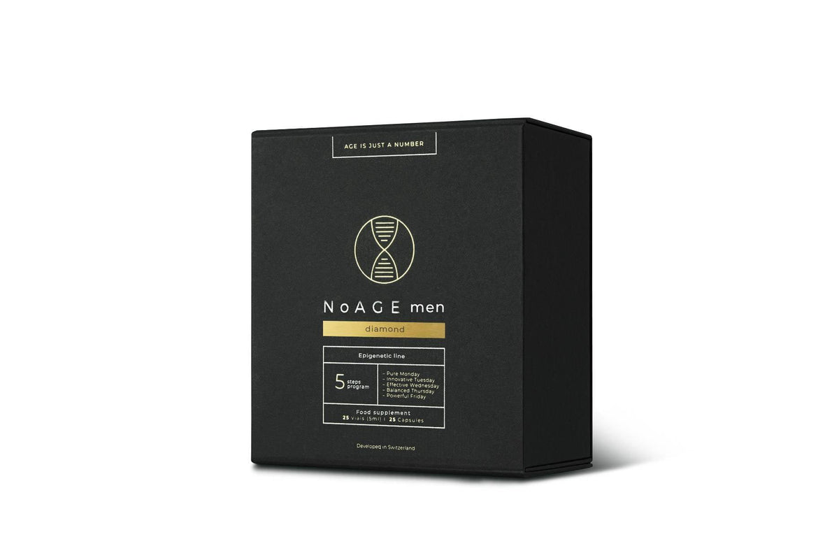 NoAGE MEN DIAMOND, unikalios sudėties maisto papildas - TIESIOG GRAŽI