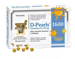 PHARMA NORD maisto papildas D-PEARLS 1600 TV 40 mcg, 80 kaps.