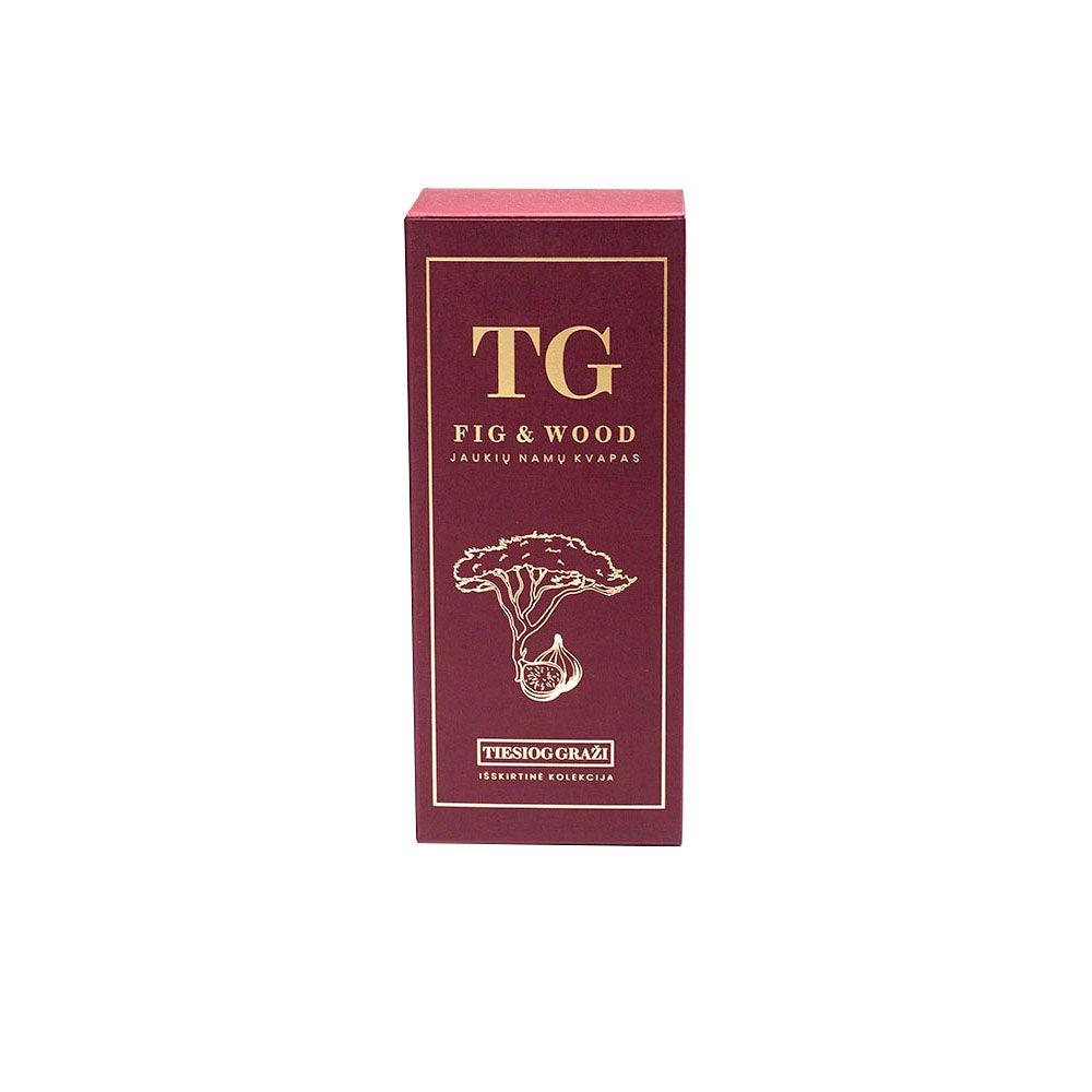 Jaukių namų kvapas TG "Fig & wood", TIESIOG GRAŽI išskirtinė kolekcija, 100 ml