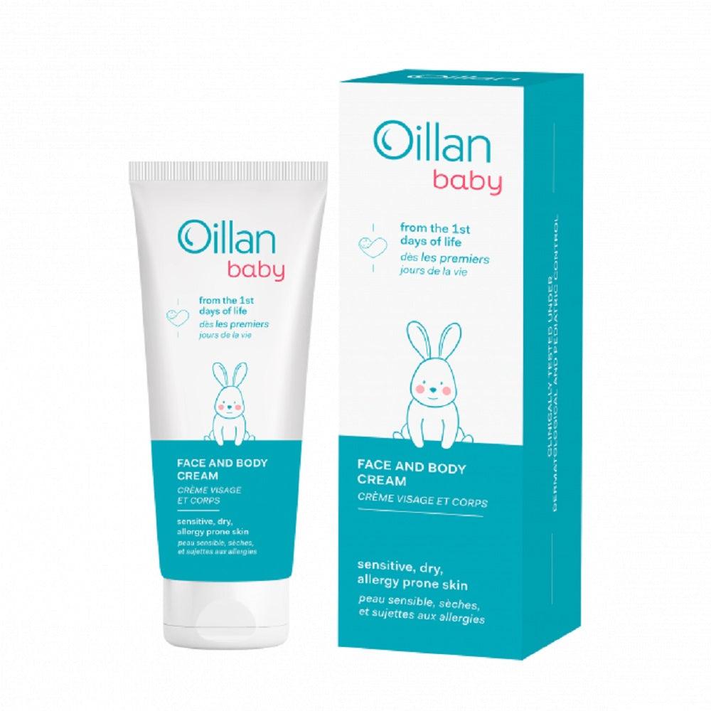 OILLAN Baby veido ir kūno kremas kūdikiams, 75 ml - TIESIOG GRAŽI