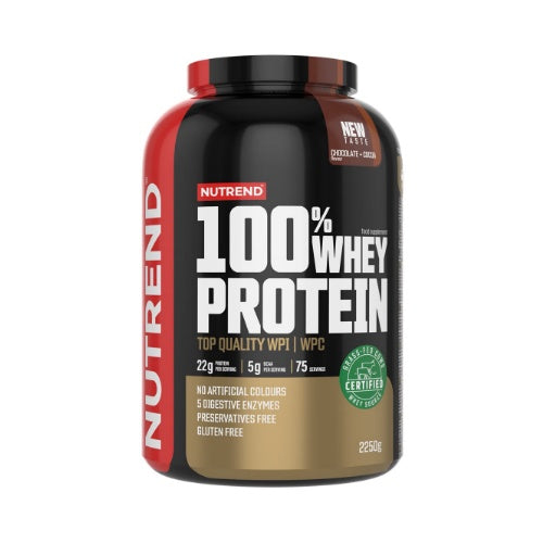 Nutrend® 100% Whey protein 2250g skonis - Sausainių su kremu