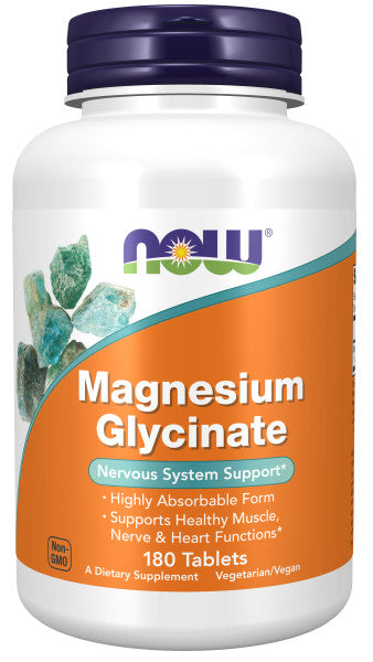 NOW Magnesium Glycinate 180 tab.