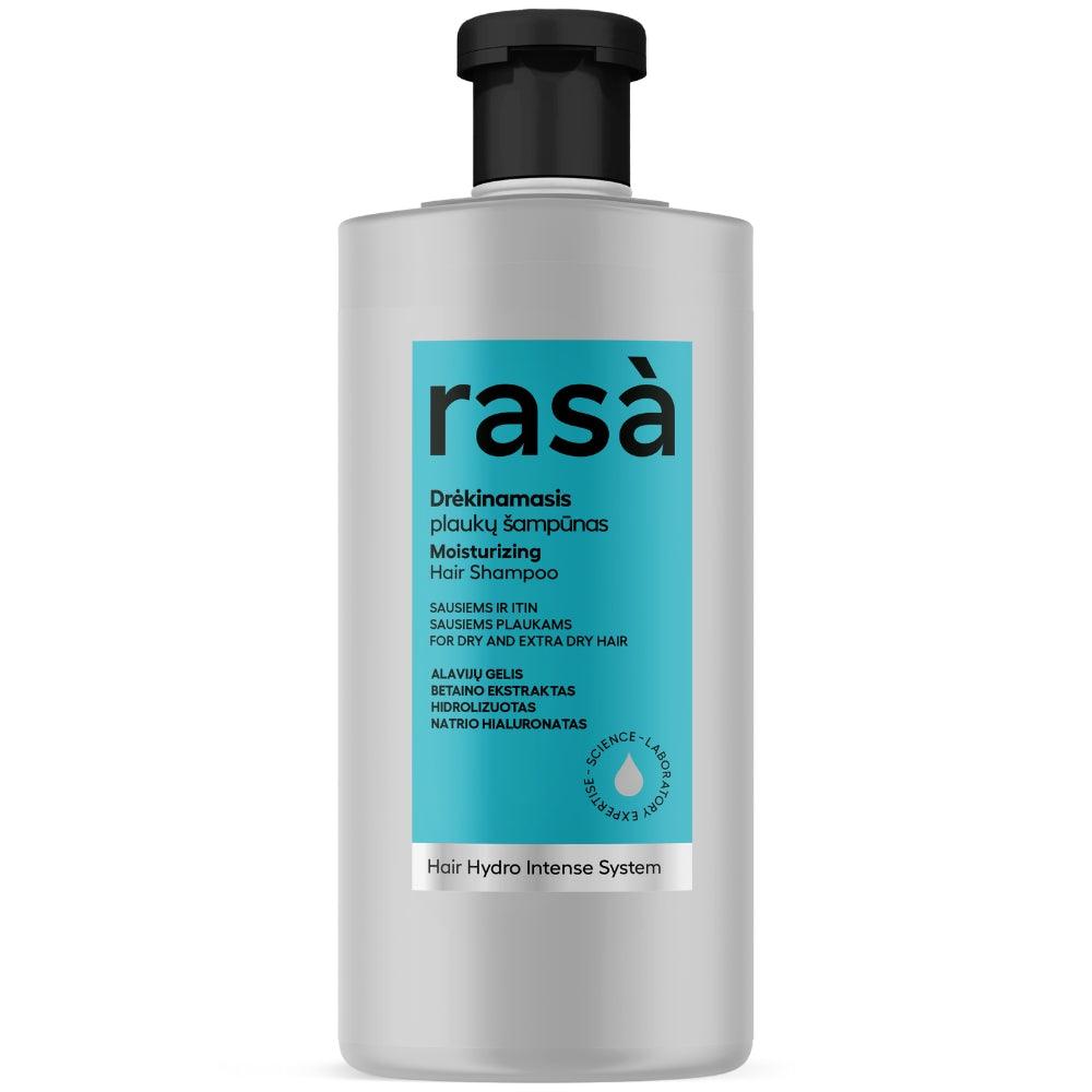 RASA HAIR HYDRO INTENSE SYSTEM Drėkinamasis plaukų šampūnas, 500ml - TIESIOG GRAŽI