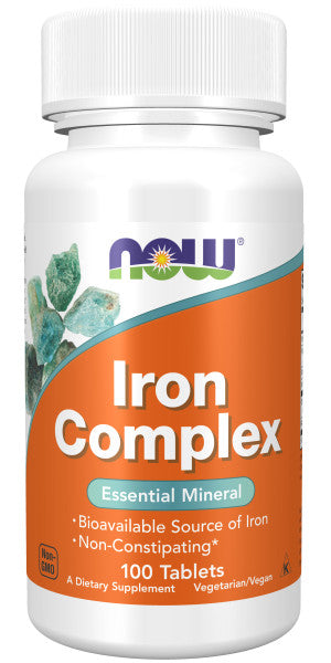 NOW Iron Complex 100 tabs.