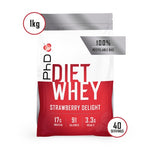 PhD® Diet Whey milteliai 1kg skonis - Sausainių su kremu