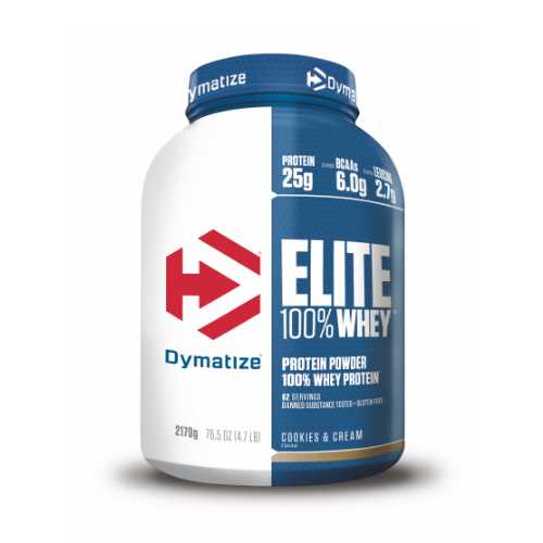 Dymatize Baltymų Išrūgos Elite Whey 2.170kg skonis - Šokolado su žemės riešutais