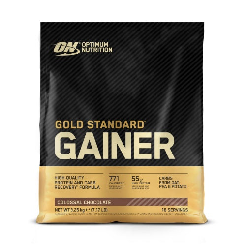 ON Gold Standard Gainer 3.25kg skonis - Šokolado