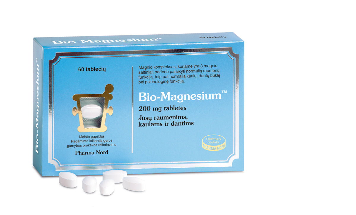 MAGNE B6 470 mg/5 mg dengtos tabletės N60