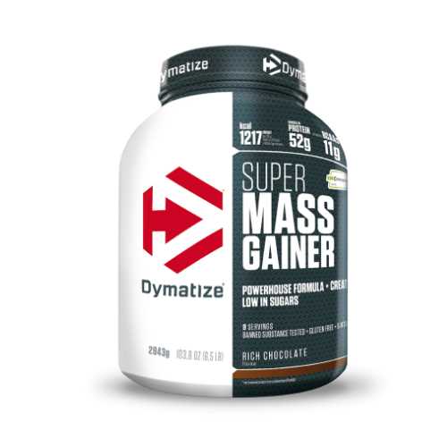 Dymatize Masės Didintojas Super Mass Gainer 2.943kg skonis - Braškių