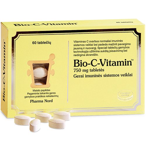 PHARMA NORD maisto papildas BIO-C-VITAMIN, 60 tab.