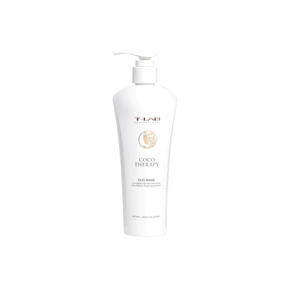 T-LAB Professional Coco Therapy Duo Mask Sausų ir pažeistų plaukų kaukė T-LAB Professional TIESIOG GRAŽI
