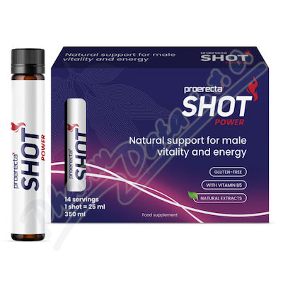 PROERECTA SHOT POWER, geriamas maisto papildas, 12x25 ml. PROERECTA TIESIOG GRAŽI