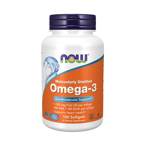 NOW Omega 3 1000mg 100 Soft Gels