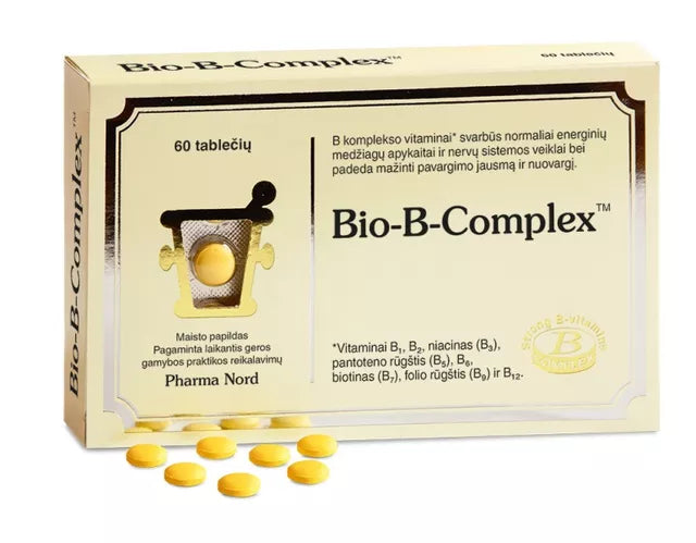 PHARMA NORD maisto papildas BIO-B-COMPLEX, 60 tab.