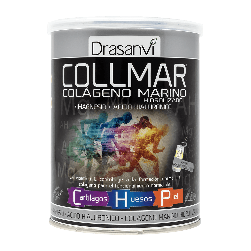 Drasanvi COLLMAR Magnesium geriamas kolagenas su magniu, hialurono rūgštimi vanilės skonio, 300 g - TIESIOG GRAŽI
